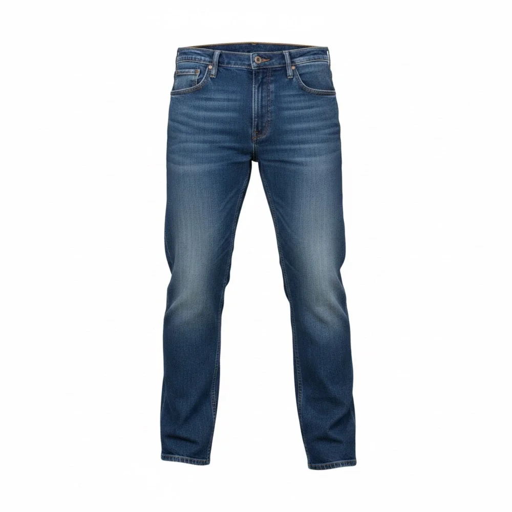 L.L.Bean Men's Classic Fit 100% Cotton Blue Denim Jeans, Size 46x28